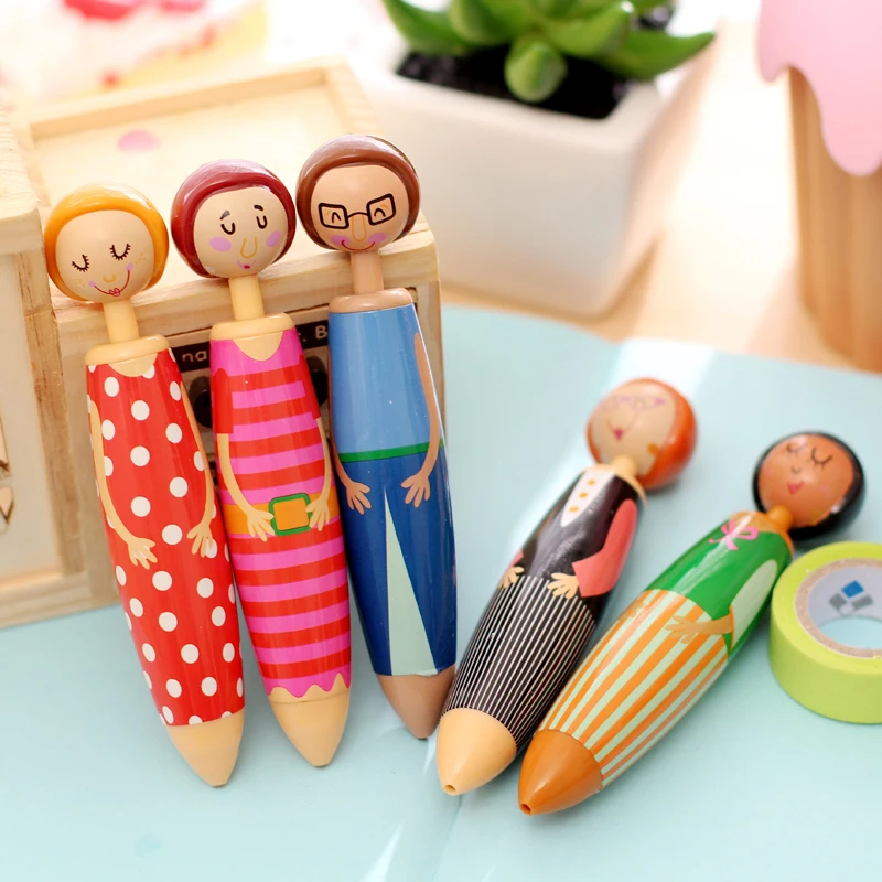 5pcs Lovely Doll Ballpoint Pens for Writing Blue Color Ink Cute Stationery Gift Office Decoration School Student Supplies F569
5pcs Lovely Doll Ballpoint Pens for Writing Blue Color Ink Cute Stationery Gift Office Decoration School Student Supplies F569