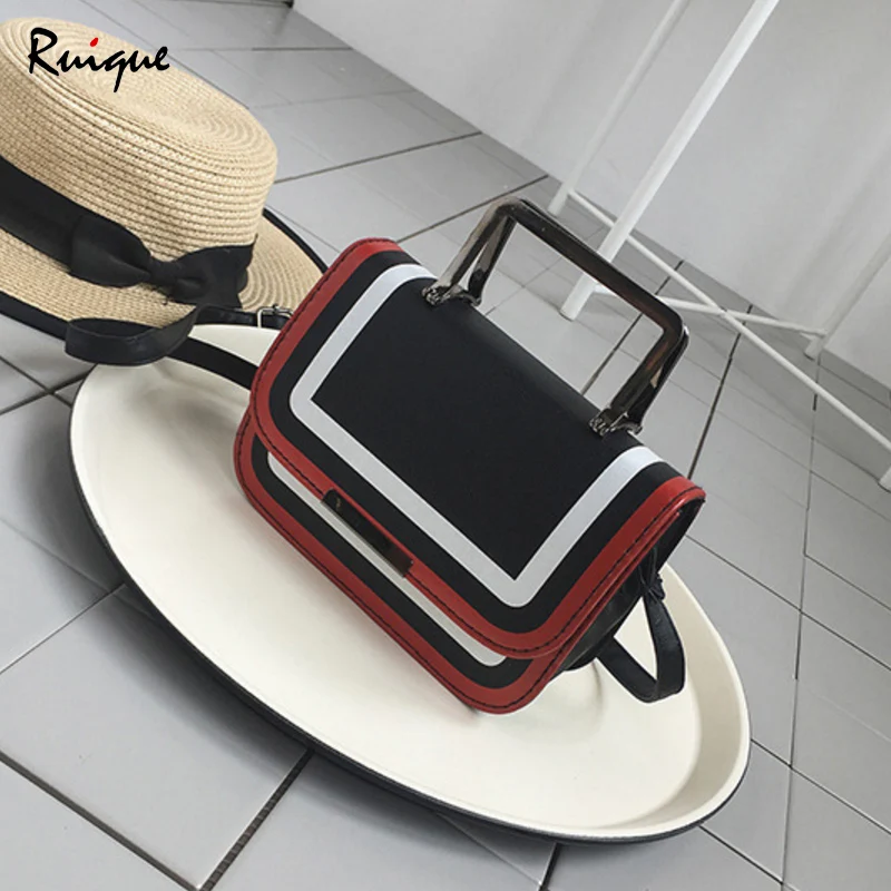 Ruique Women Korean Style Tote Bag Handbags Girls Contrast Color Square Shoulder Bag Female Simple Casual Small Messenger Bags
Ruique Women Korean Style Tote Bag Handbags Girls Contrast Color Square Shoulder Bag Female Simple Casual Small Messenger Bags