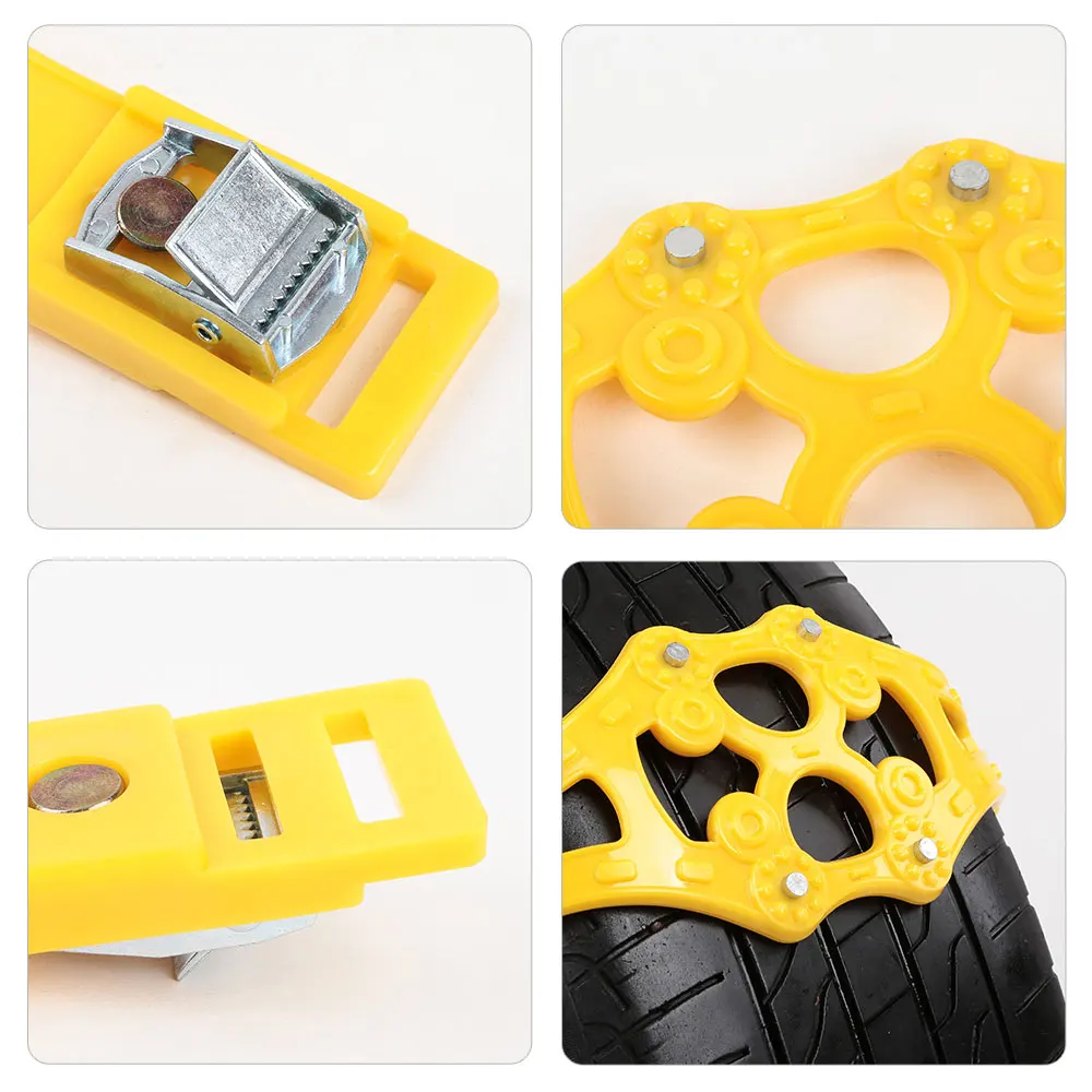 4pcs Snow Chains Universal Car Suit 165-275mm Tyre Winter Roadway Safety Tire Chains Snow Climbing Mud Ground Anti Slip
4pcs Snow Chains Universal Car Suit 165-275mm Tyre Winter Roadway Safety Tire Chains Snow Climbing Mud Ground Anti Slip