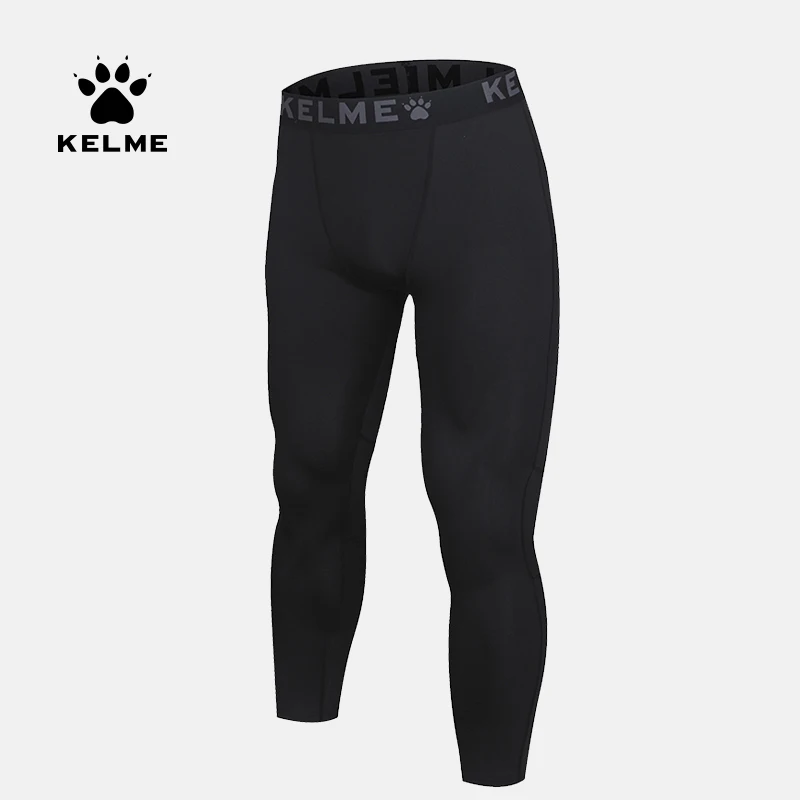 

KELME Men's Running Tights Sportswear Gym Leggings Sport Training Jogging Exercise Long Compression Pants Breathable KMC160033