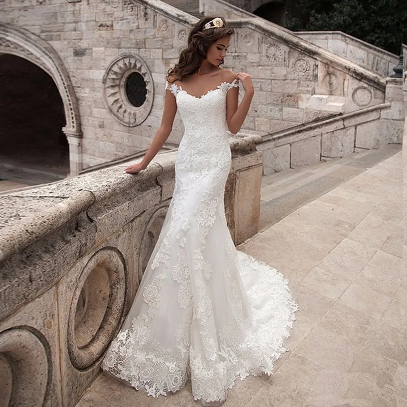 Plus Size Mermaid Wedding Dresses Long 2020 Appliques Lace Custom Made Bridal Dress Wedding Gown vestidos de noiva
Plus Size Mermaid Wedding Dresses Long 2020 Appliques Lace Custom Made Bridal Dress Wedding Gown vestidos de noiva