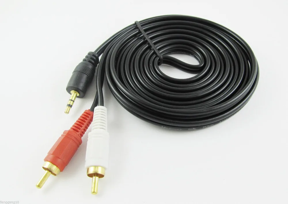 10pcs 3.5mm Stereo Male Plug to 2x RCA Phono Male Audio Video AV Adapter Cable 3M Gold
10pcs 3.5mm Stereo Male Plug to 2x RCA Phono Male Audio Video AV Adapter Cable 3M Gold