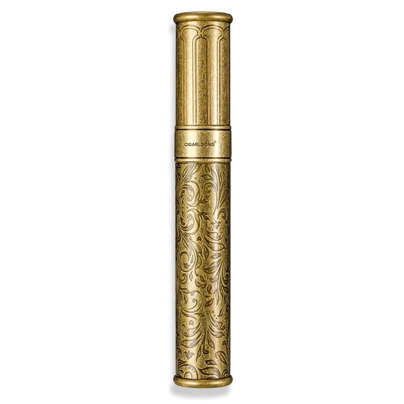 CIGARLOONG Cigar Tube Cigar Moisturizing Tube travel Portable Stainless Steel Single Branch Cigar Tube With humidifier CG-3047
CIGARLOONG Cigar Tube Cigar Moisturizing Tube travel Portable Stainless Steel Single Branch Cigar Tube With humidifier CG-3047