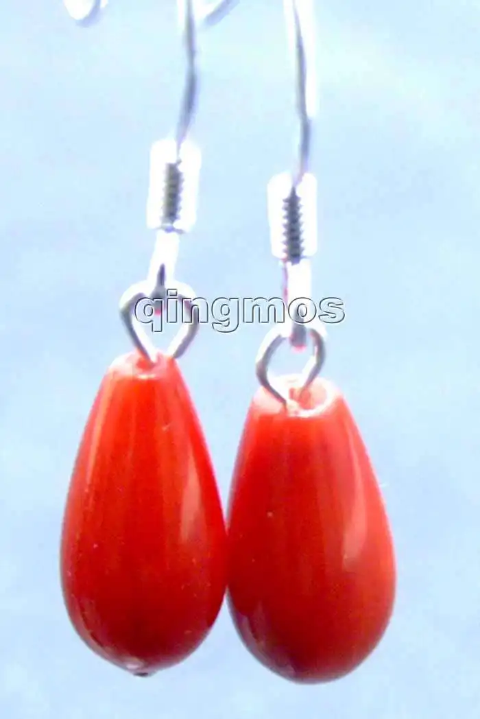 SALE 6*12mm Drop Red natural coral dangle hook earring -ear379 wholesale/retail Free shipping
SALE 6*12mm Drop Red natural coral dangle hook earring -ear379 wholesale/retail Free shipping