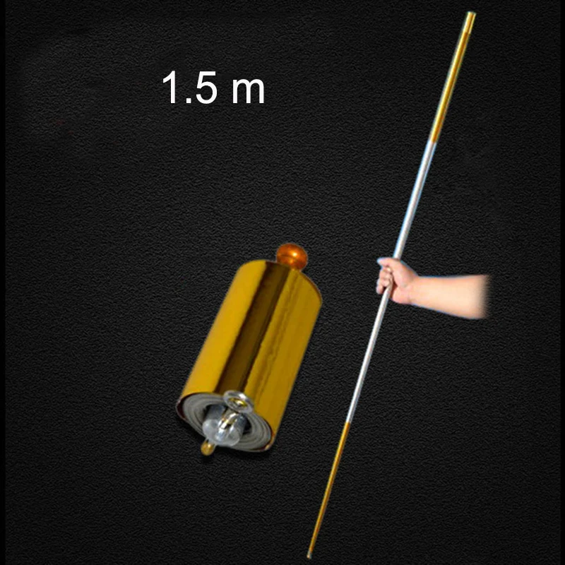 150CM length Appearing Cane side gold middle silver cudgel metal magic tricks professional magician stage street magie illusion
150CM length Appearing Cane side gold middle silver cudgel metal magic tricks professional magician stage street magie illusion