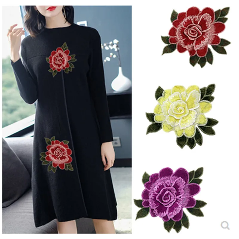 3D Embroidered Flowers Sew On Patches Embroidery Patches Clothing Motif Applique DIY Crafts Clothes Accessories Scrapbooking
3D Embroidered Flowers Sew On Patches Embroidery Patches Clothing Motif Applique DIY Crafts Clothes Accessories Scrapbooking