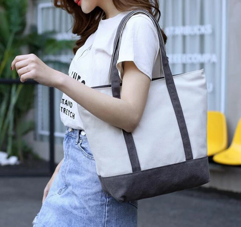 HJKL Повседневное Large Canvas Tote сумки Топ-ручка Для женщин плеча Сумки модный пэчворк