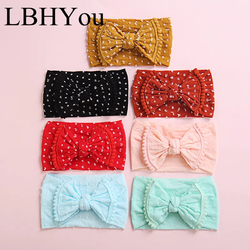2019 Fashion Baby Girls Polka Dot Prints Width Nylon Headbands Shabby Bows Soft Turban Head Wraps Hair Accessories
2019 Fashion Baby Girls Polka Dot Prints Width Nylon Headbands Shabby Bows Soft Turban Head Wraps Hair Accessories