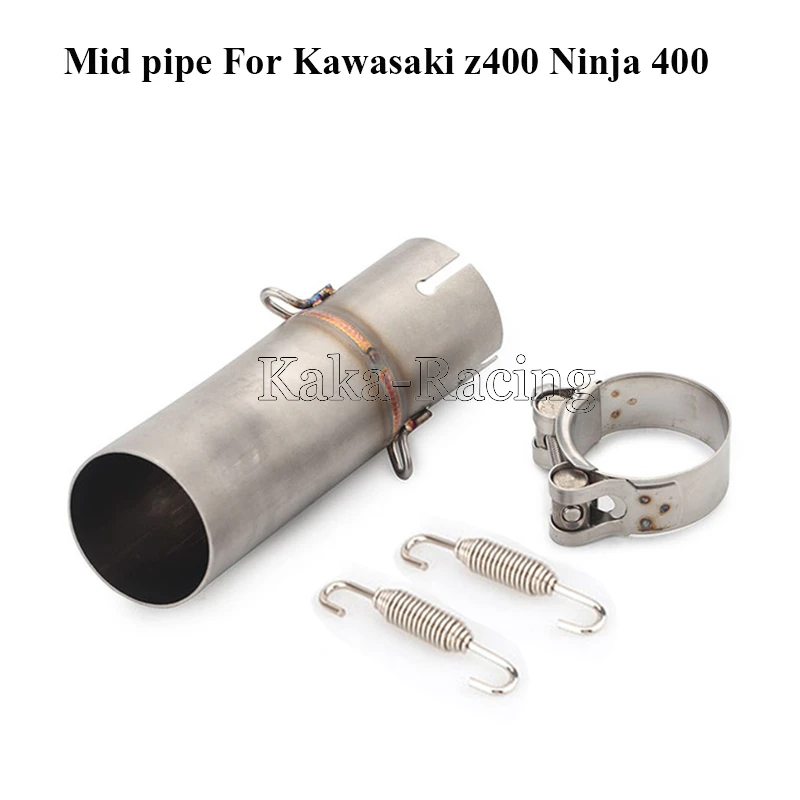 Ninja400 Motorcycle Exhaust Mid Pipe Middle Link Tube Stainless Steel Without Muffler For Kawasaki Z400 Ninja 400 2017 2018 2019
Ninja400 Motorcycle Exhaust Mid Pipe Middle Link Tube Stainless Steel Without Muffler For Kawasaki Z400 Ninja 400 2017 2018 2019