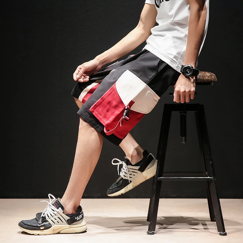 Summer Chinese style big pocket cargo shorts male tide brand loose stitching knee length patchwork loose hip hop shorts Men
Summer Chinese style big pocket cargo shorts male tide brand loose stitching knee length patchwork loose hip hop shorts Men