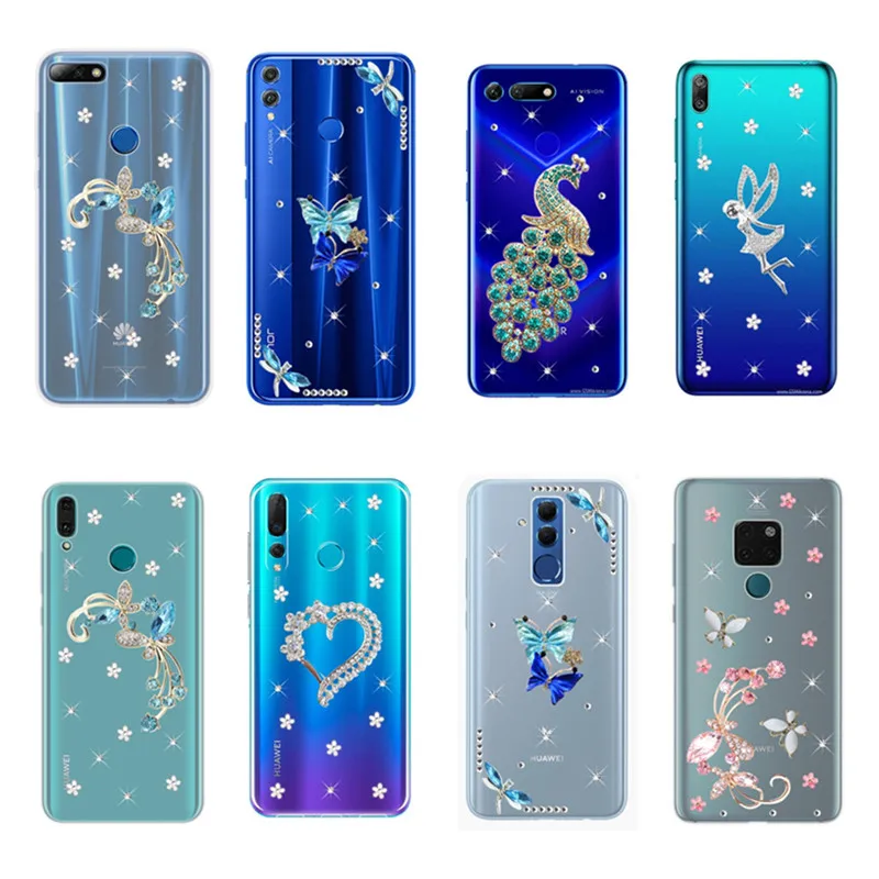 Прозрачный чехол для телефона Huawei P20 lite Mate 20 Pro Y5 Y6 Y9 2018 Y7 Prime 2019 Honor 9X 8X 9 10 view angel