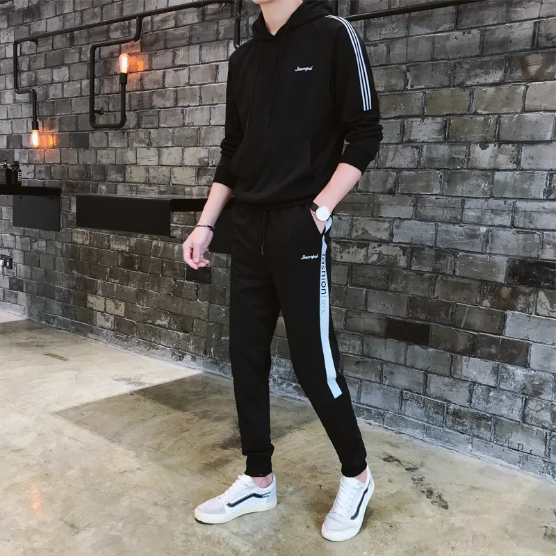 Rlyaeiz Brand New Tracksuit Men Sweat Suit 2019 Spring Casual Striped Hoodies + Pants Two Pieces Set Male Autumn Sporting Suits
Rlyaeiz Brand New Tracksuit Men Sweat Suit 2019 Spring Casual Striped Hoodies + Pants Two Pieces Set Male Autumn Sporting Suits