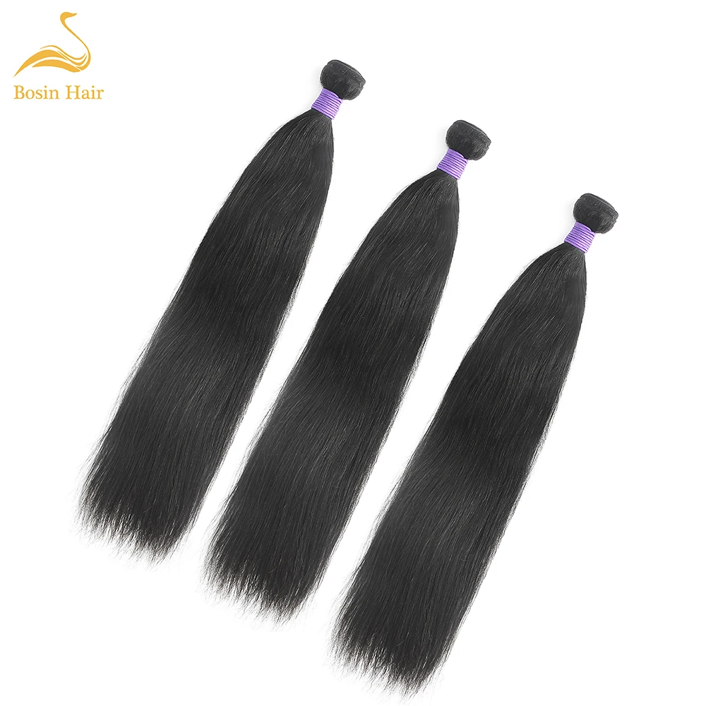 Bosin Peruvian Straight Hair Bundles Human Hair Extensions Double Machine Weft Non Remy Hair Weave Bundles 8"-34" Natural Color
Bosin Peruvian Straight Hair Bundles Human Hair Extensions Double Machine Weft Non Remy Hair Weave Bundles 8"-34" Natural Color