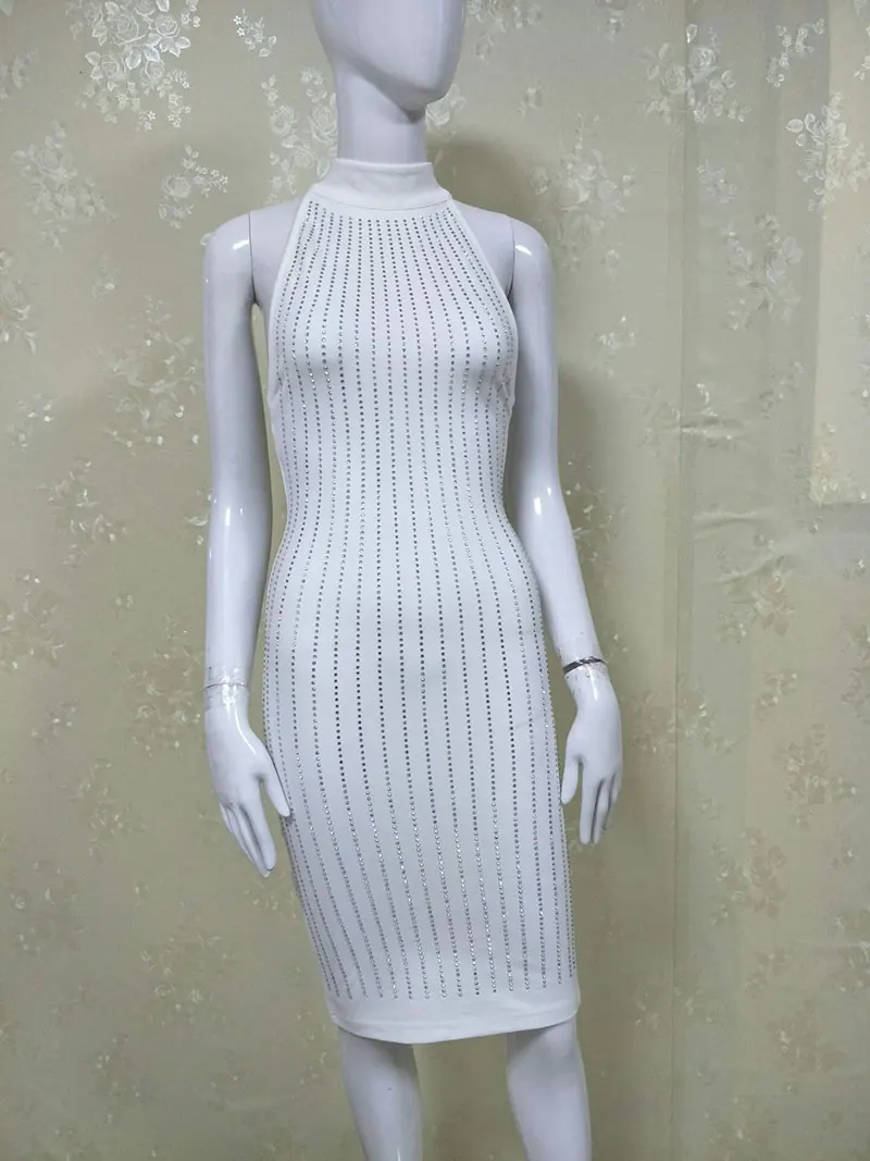 2018 black new fashion rayon knee length sleeveless halter split bodycon bandage dress
2018 black new fashion rayon knee length sleeveless halter split bodycon bandage dress