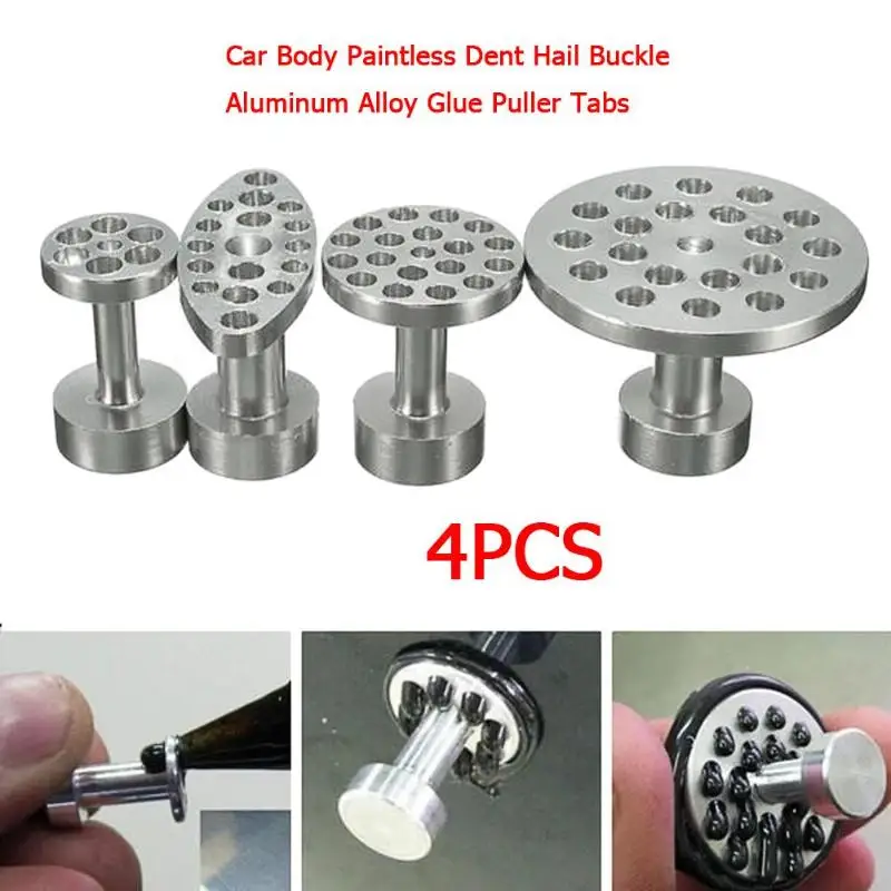 4pcs Car Body Paintless Dent Hail Buckle Aluminum Alloy Glue Puller Tabs Remover Automobile Repair Set Paint Dent Repair Tools
4pcs Car Body Paintless Dent Hail Buckle Aluminum Alloy Glue Puller Tabs Remover Automobile Repair Set Paint Dent Repair Tools
