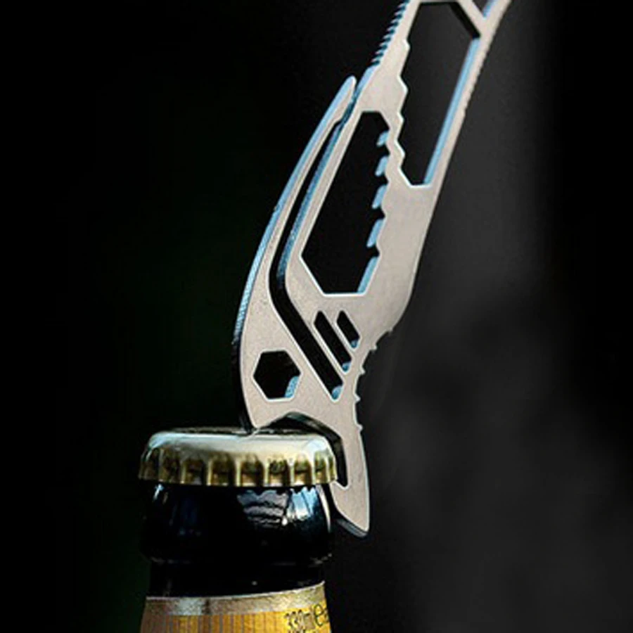 EDC camping equipment Stainless steel pocket card tool Multifunction Opener Wrench Screwdriver Quick Knotting rope Tool FW067
EDC camping equipment Stainless steel pocket card tool Multifunction Opener Wrench Screwdriver Quick Knotting rope Tool FW067