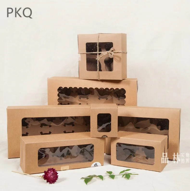20pcs cupcake paper packaging boxes Brown kraft paper cake box window Gift Packaging box blue Wedding home party Mousse cup box
20pcs cupcake paper packaging boxes Brown kraft paper cake box window Gift Packaging box blue Wedding home party Mousse cup box