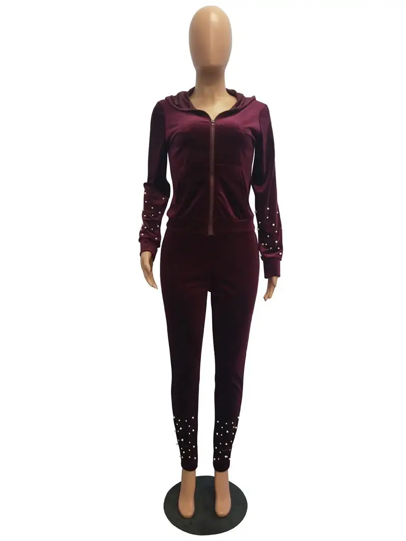 Sport Velvet Tracksuit Women 2 Piece Suit Hoodies And Pants Pockets Zipper Casual Suit 2pcs Sportswear SJ914R
Sport Velvet Tracksuit Women 2 Piece Suit Hoodies And Pants Pockets Zipper Casual Suit 2pcs Sportswear SJ914R