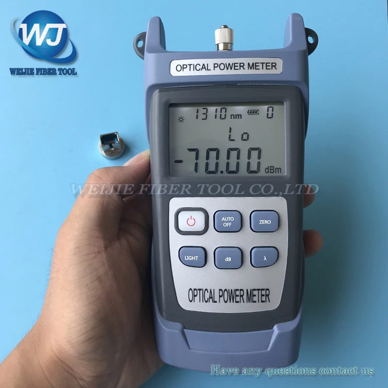 FTTH Fiber Optical Power Meter KING-60S Fiber Optical Cable Tester -70dBm~+10dBm SC/FC Connector Free Shipping
FTTH Fiber Optical Power Meter KING-60S Fiber Optical Cable Tester -70dBm~+10dBm SC/FC Connector Free Shipping