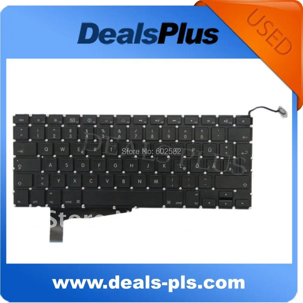 Новая немецкая клавиатура Deutsch Tastatur подходит для Macbook Pro A1286 2008 года
Новая немецкая клавиатура Deutsch Tastatur подходит для Macbook Pro A1286 2008 года