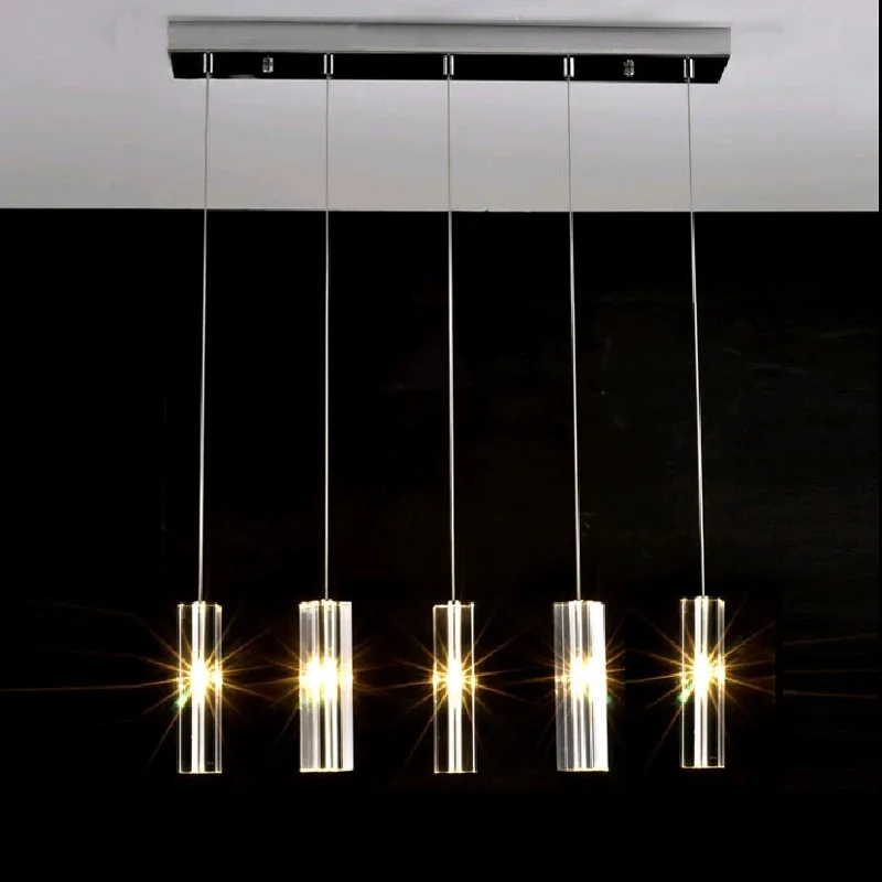 Dining room 5-9 pcs G4 Led light long crystal chandelier lustre de cristal modern lighting bedroom living room Bar Kitchen Light
Dining room 5-9 pcs G4 Led light long crystal chandelier lustre de cristal modern lighting bedroom living room Bar Kitchen Light