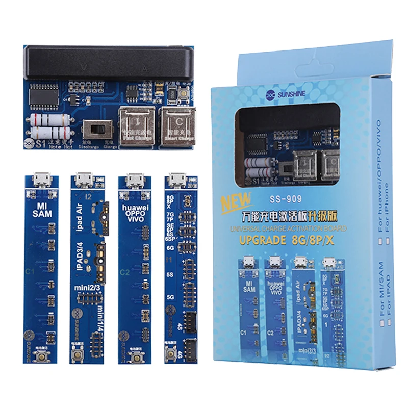 SS-909 Universal Mobile Phone Battery Fast Charging And Activation Board Plate For iPhone For Android Phone Repair Tool
SS-909 Universal Mobile Phone Battery Fast Charging And Activation Board Plate For iPhone For Android Phone Repair Tool