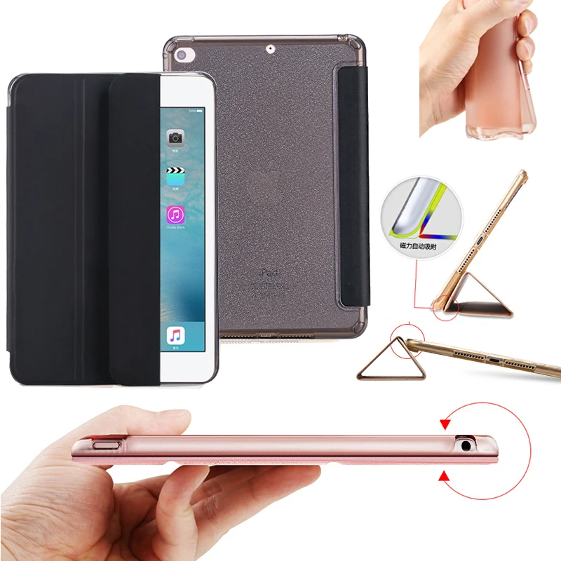 Nice soft silicone back magnetic smart pu leather case for apple 2017 ipad air 1 cover new slim thin flip tpu protective case
Nice soft silicone back magnetic smart pu leather case for apple 2017 ipad air 1 cover new slim thin flip tpu protective case