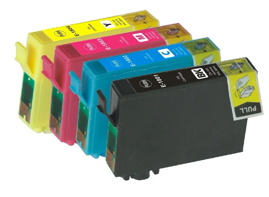 Einkshop 1set T1801 - T1804 Ink Cartridge for Epson XP30 XP102 XP202 XP205 XP305 XP405 XP225 XP322 XP325 XP422 XP425 printer
Einkshop 1set T1801 - T1804 Ink Cartridge for Epson XP30 XP102 XP202 XP205 XP305 XP405 XP225 XP322 XP325 XP422 XP425 printer