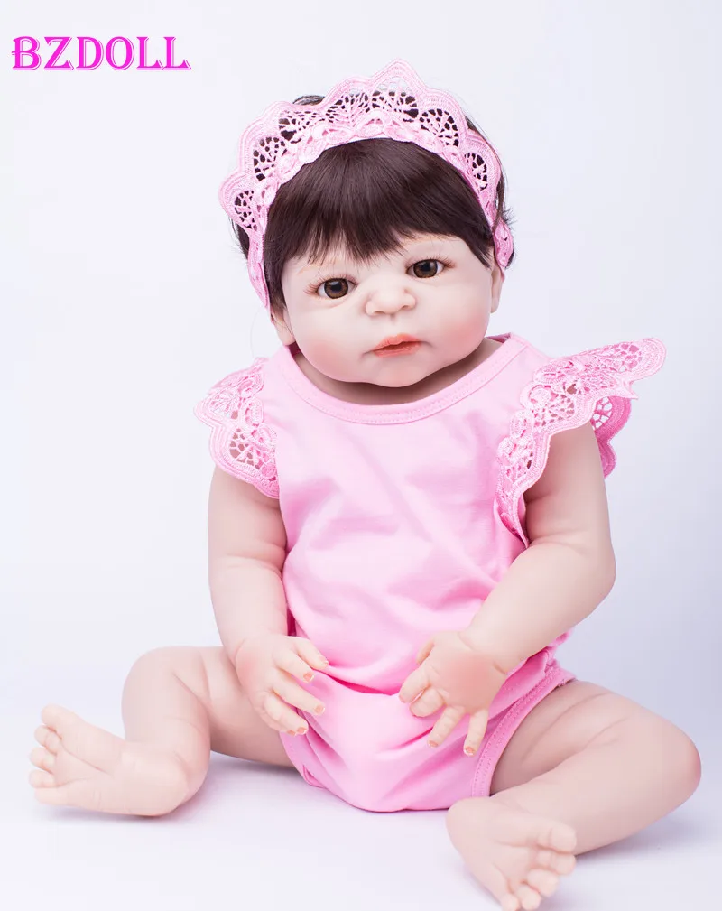 55cm Full Body Silicone Reborn Babies Toy Princess Doll Child Birthday Gift Present Lovely Girls Brinquedos
55cm Full Body Silicone Reborn Babies Toy Princess Doll Child Birthday Gift Present Lovely Girls Brinquedos