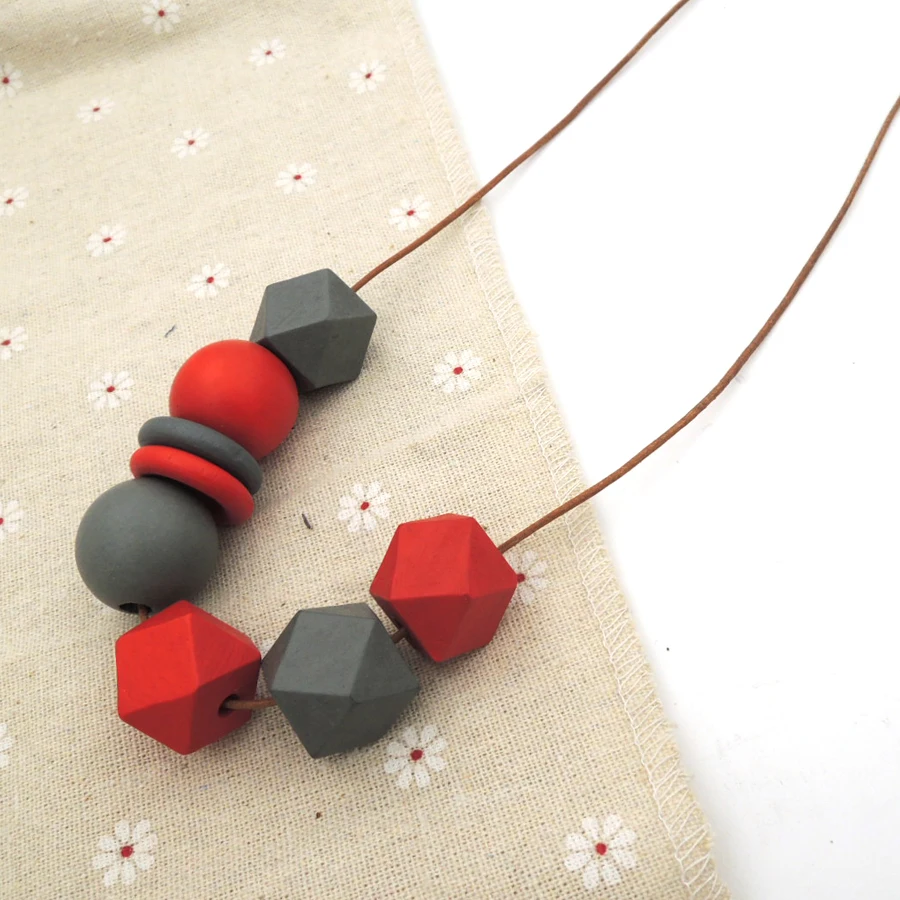 2018 newest red grey wooden geometric necklace fashion dangle lady party gift cheap NW010
2018 newest red grey wooden geometric necklace fashion dangle lady party gift cheap NW010