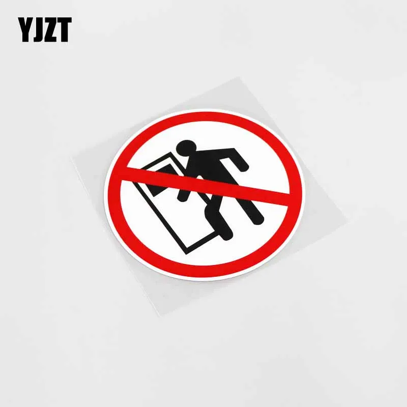 YJZT 10.9CM*10.9CM Creative Warning No Entrance Motorcycle Car-styling PVC Car Sticker Decal 13-0063
YJZT 10.9CM*10.9CM Creative Warning No Entrance Motorcycle Car-styling PVC Car Sticker Decal 13-0063