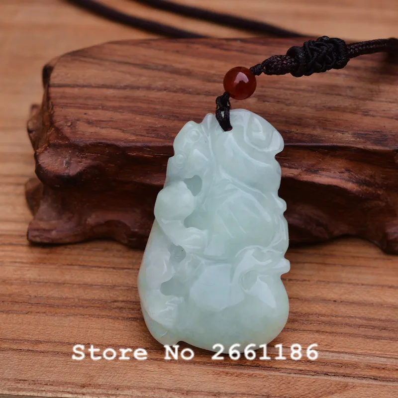 Natural Rice White Jadeite Stone Pendant Carved Gourd Beast Calabash Cucurbit Pendant Necklace Gift for Women Men Jades Jewelry
Natural Rice White Jadeite Stone Pendant Carved Gourd Beast Calabash Cucurbit Pendant Necklace Gift for Women Men Jades Jewelry