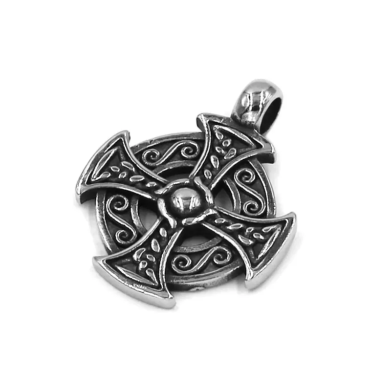 Norse Viking Celtic Knot Pendant Stainless Steel Jewelry Classic Cross Biker Mens Pendant Wholesale SWP0488
Norse Viking Celtic Knot Pendant Stainless Steel Jewelry Classic Cross Biker Mens Pendant Wholesale SWP0488