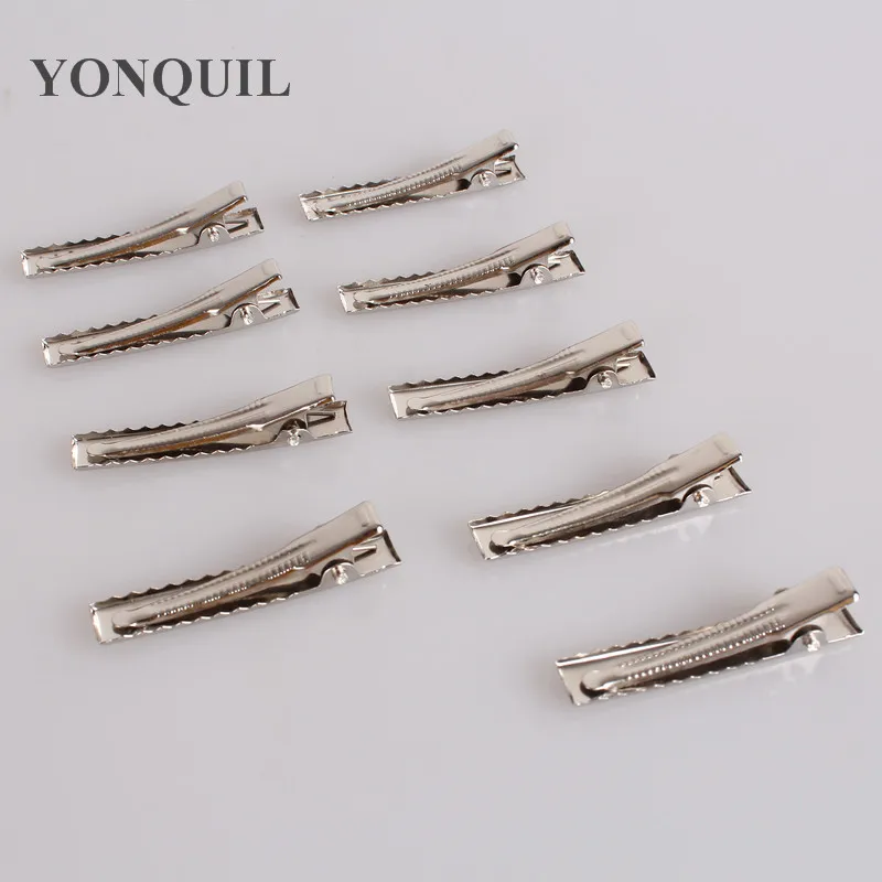 Alligator Clips 40MM DIY Hairclips New Prong Barrettes & Brooch Clips Finding Crocodile Clips For Hair Accessories 200PCS/LOT
Alligator Clips 40MM DIY Hairclips New Prong Barrettes & Brooch Clips Finding Crocodile Clips For Hair Accessories 200PCS/LOT