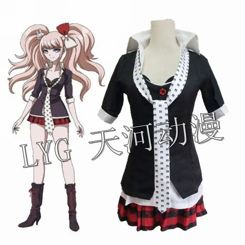 Full set New Danganronpa Dangan Ronpa Junko Enoshima Cosplay Costume Stocked anime harajuku costumes
Full set New Danganronpa Dangan Ronpa Junko Enoshima Cosplay Costume Stocked anime harajuku costumes