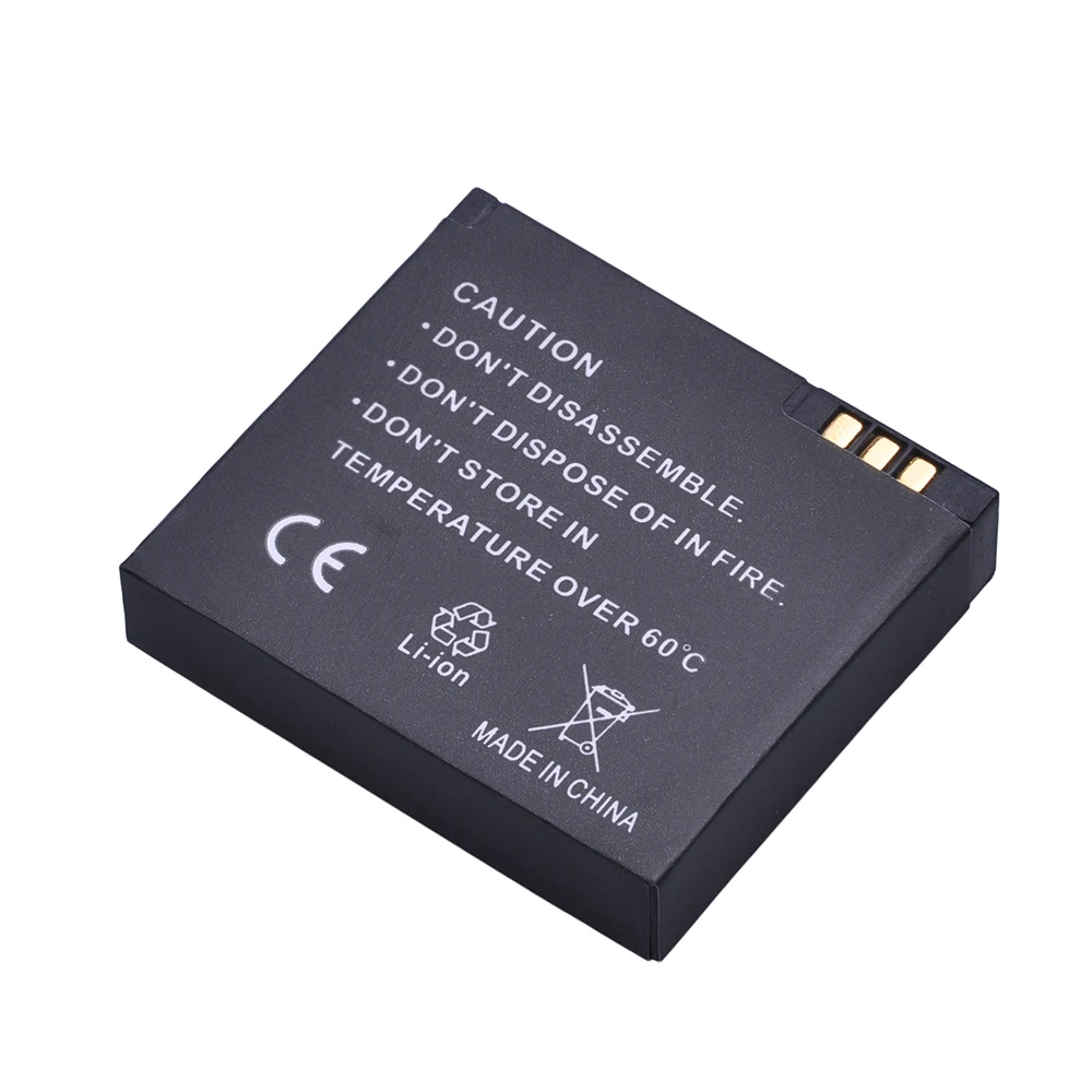 PowerTrust 4x1010 mAh AZ13-1 AZ13 литий-ионная батарея + двойное зарядное устройство USB для xiaomi yi