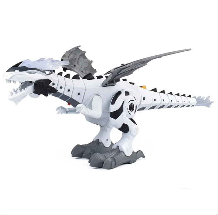 Mechanical Spray Dinosaur Electric Light Spitfire Dragon Simulation Science Model Toy | Игрушки и хобби