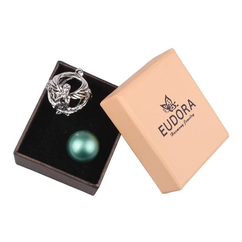 EUDORA 20mm Angel Cage Harmony ball Pendant necklace fit Colorful Chime Ball for pregnant woman creative aromatherapy Jewelry
EUDORA 20mm Angel Cage Harmony ball Pendant necklace fit Colorful Chime Ball for pregnant woman creative aromatherapy Jewelry