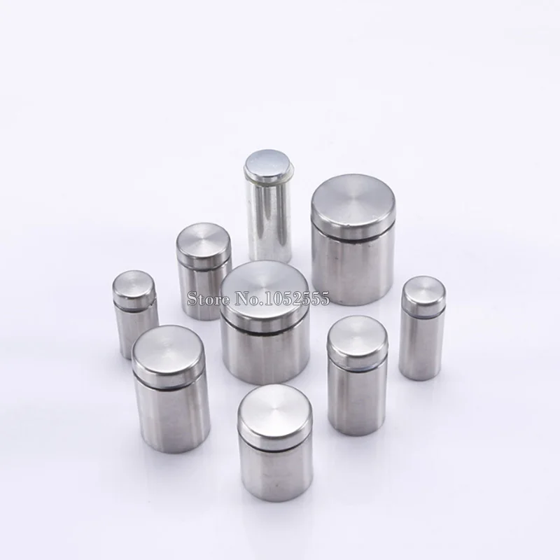 DHL Shipping 200PCS Stainless Steel Hollow Advertisement Nails Screws Bolts and Nuts Kit Glass Standoff Pins Brushed Finished
DHL Shipping 200PCS Stainless Steel Hollow Advertisement Nails Screws Bolts and Nuts Kit Glass Standoff Pins Brushed Finished