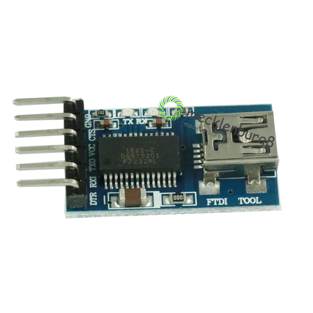 FT232RL USB to Serial Adapter Mini USB Module for RS232 3.3V 5.5V for Arduino Pro Mini Wholesale
FT232RL USB to Serial Adapter Mini USB Module for RS232 3.3V 5.5V for Arduino Pro Mini Wholesale