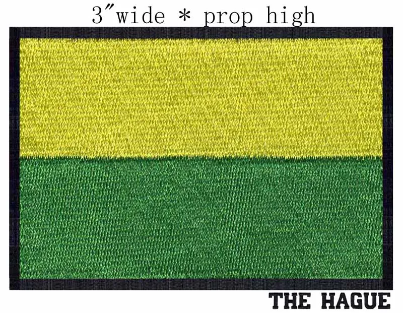 The Hague, Netherlands Flag 3"wide embroidery patch for crafting/jersey patch/embroidery thread
The Hague, Netherlands Flag 3"wide embroidery patch for crafting/jersey patch/embroidery thread