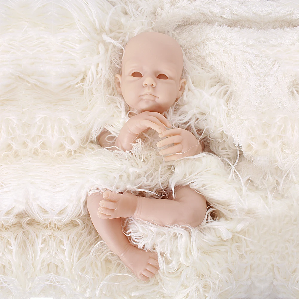 20inch Soft Vinyl Unpainted Reborn Doll Kits Realistic Doll Parts Mold Lifelike Reborn Baby Blank Body Parts Kit
20inch Soft Vinyl Unpainted Reborn Doll Kits Realistic Doll Parts Mold Lifelike Reborn Baby Blank Body Parts Kit