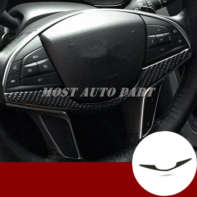 Carbon Fiber Interior Steering Wheel Trim Cover 1pcs For Cadillac CT6 2016-2019 Car accesories interior Car decoration
Carbon Fiber Interior Steering Wheel Trim Cover 1pcs For Cadillac CT6 2016-2019 Car accesories interior Car decoration