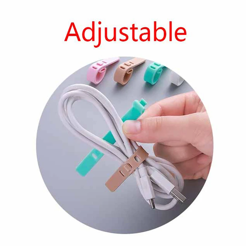 4Pcs Cable Winder Ties Silicone Cable Organizer Wire High Quality Wrapped Cord Line Storage Holder for Phone Earphone MP4
4Pcs Cable Winder Ties Silicone Cable Organizer Wire High Quality Wrapped Cord Line Storage Holder for Phone Earphone MP4