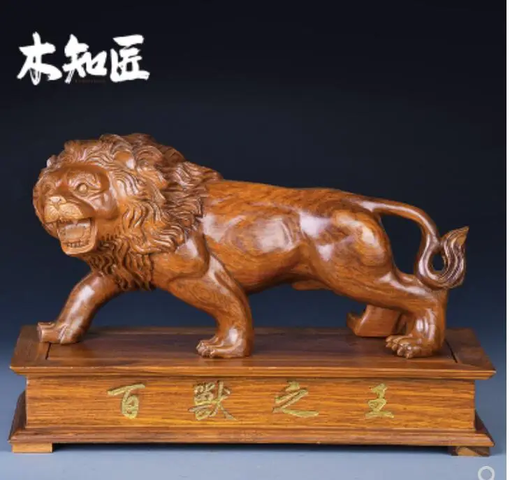 Yellow rosewood pear Black sandalwood Ebony Carved wood lion put pieces king beasts solid wood town house fortune crafts home
Yellow rosewood pear Black sandalwood Ebony Carved wood lion put pieces king beasts solid wood town house fortune crafts home