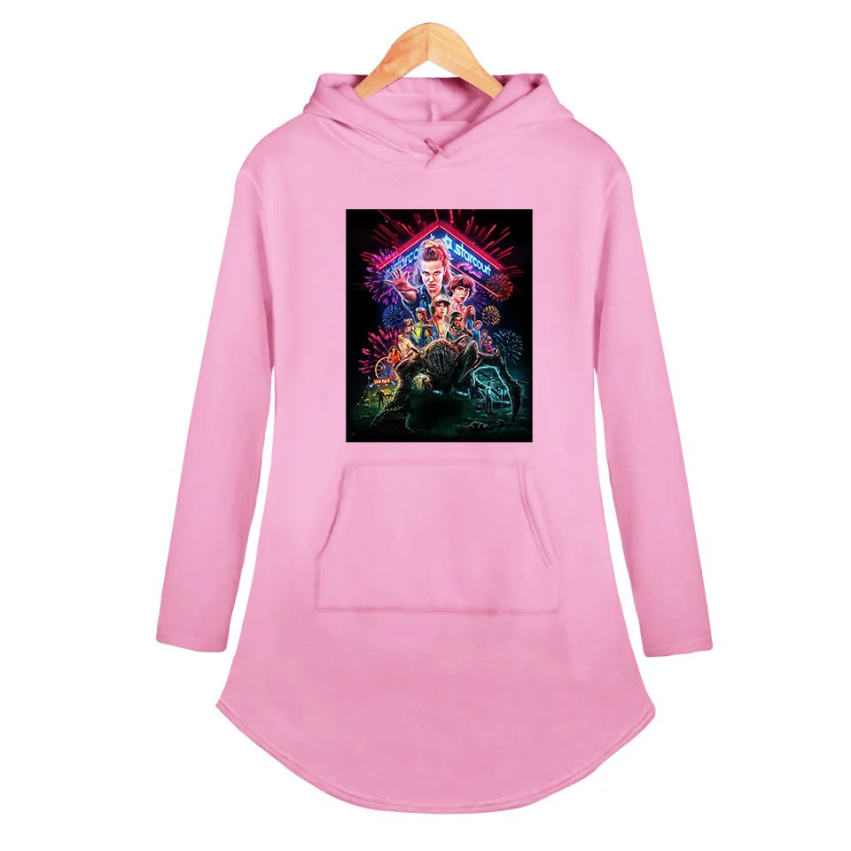 Stranger Things Oversized Women Hoodies Sweatshirts with Pockets Hooded Dress Long Sleeves Sexy Slim Harajuku Pullovers Female
Stranger Things Oversized Women Hoodies Sweatshirts with Pockets Hooded Dress Long Sleeves Sexy Slim Harajuku Pullovers Female