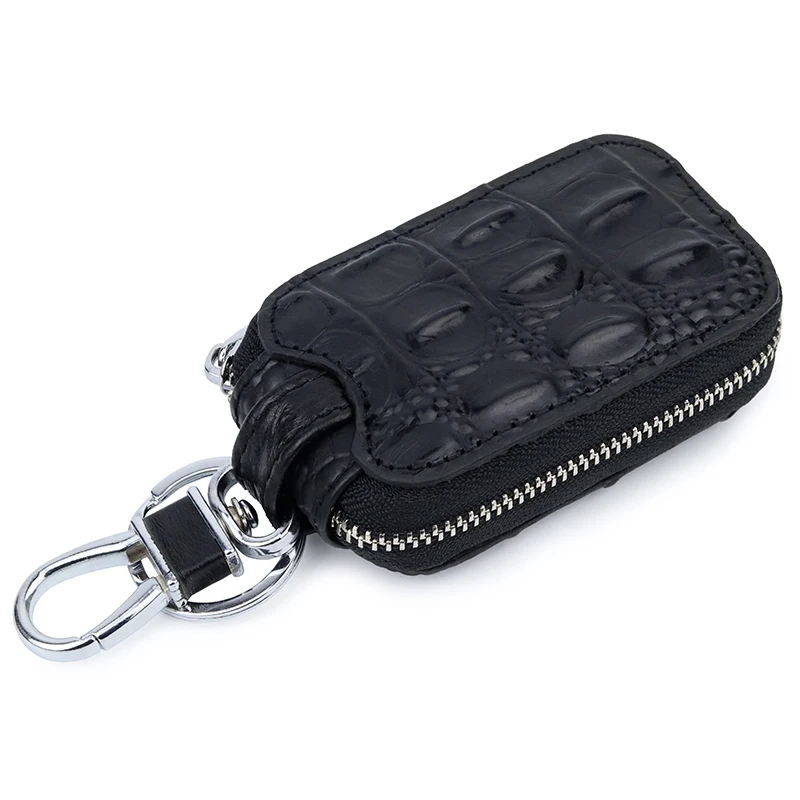 New Arrivals Genuine Leather Car Key Holder Wallet Crocodile Pattern Key chain Covers Zipper Key Case Bag Unisex Pouch Purses
New Arrivals Genuine Leather Car Key Holder Wallet Crocodile Pattern Key chain Covers Zipper Key Case Bag Unisex Pouch Purses