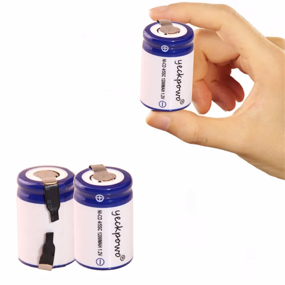 6 шт. 4/5SC 1200 мАч 1.2 В аккумулятор NiCd Batteria батареи для электродрели Makita Bosch B & D Hitachi