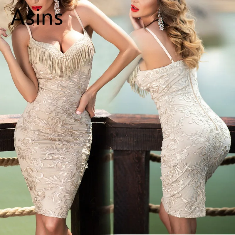 Asins dress women 2019 summer new hot casual fashion v neck high waist solid color sleeveless sling lace tassel sexy wild dress
Asins dress women 2019 summer new hot casual fashion v neck high waist solid color sleeveless sling lace tassel sexy wild dress
