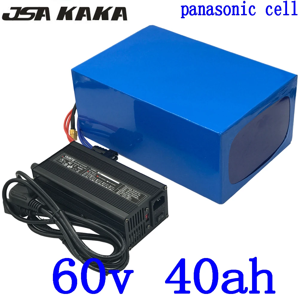 Free Customs duty 60V 40AH Electric Bike Battery 60V Lithium Battery 60V 40AH 3000W Electric Scooter Battery use panasonic cell
Free Customs duty 60V 40AH Electric Bike Battery 60V Lithium Battery 60V 40AH 3000W Electric Scooter Battery use panasonic cell